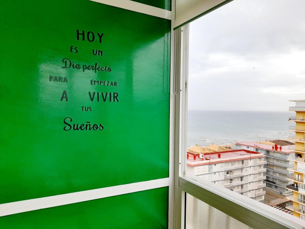 Apartamento Vistas Al Mar, 11 Planta, 50M Playa!! Miramar Luaran gambar